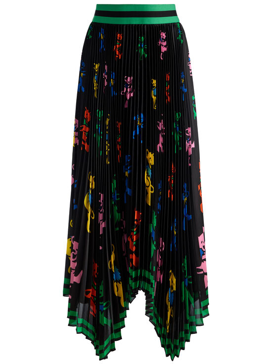 GRATEFUL BEARS BLACK-A+O X GRATEFUL DEAD KATZ MAXI SKIRT