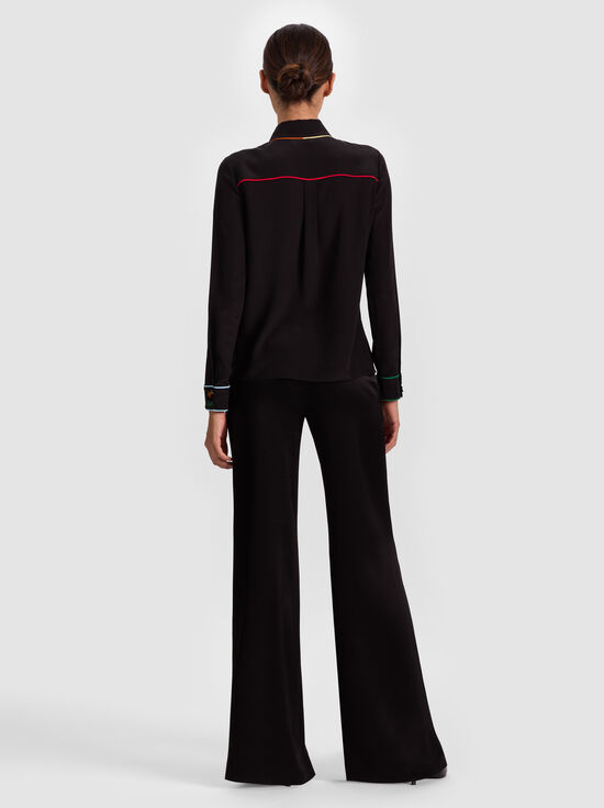 BLACK/MULTI-A+O X GRATEFUL DEAD WILLA BLOUSE