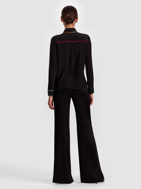 BLACK/MULTI-A+O X GRATEFUL DEAD WILLA BLOUSE