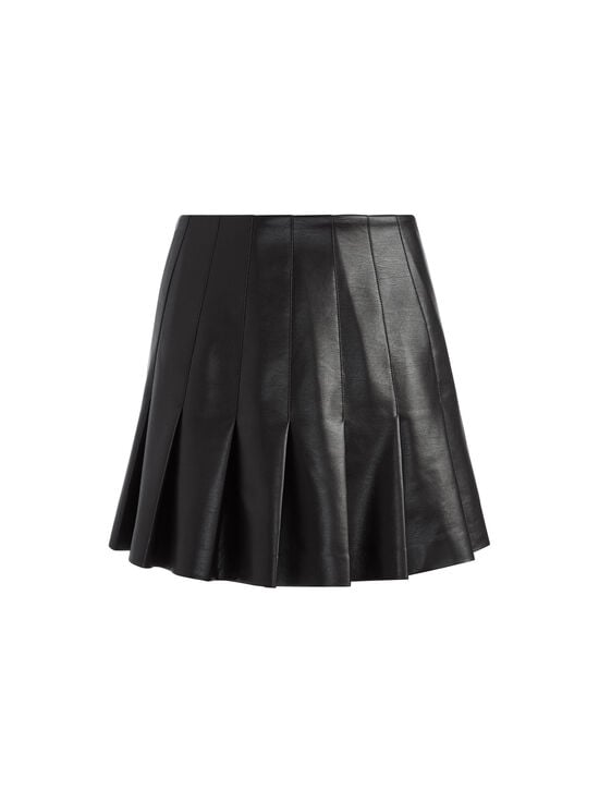 BLACK-CARTER VEGAN SKIRT