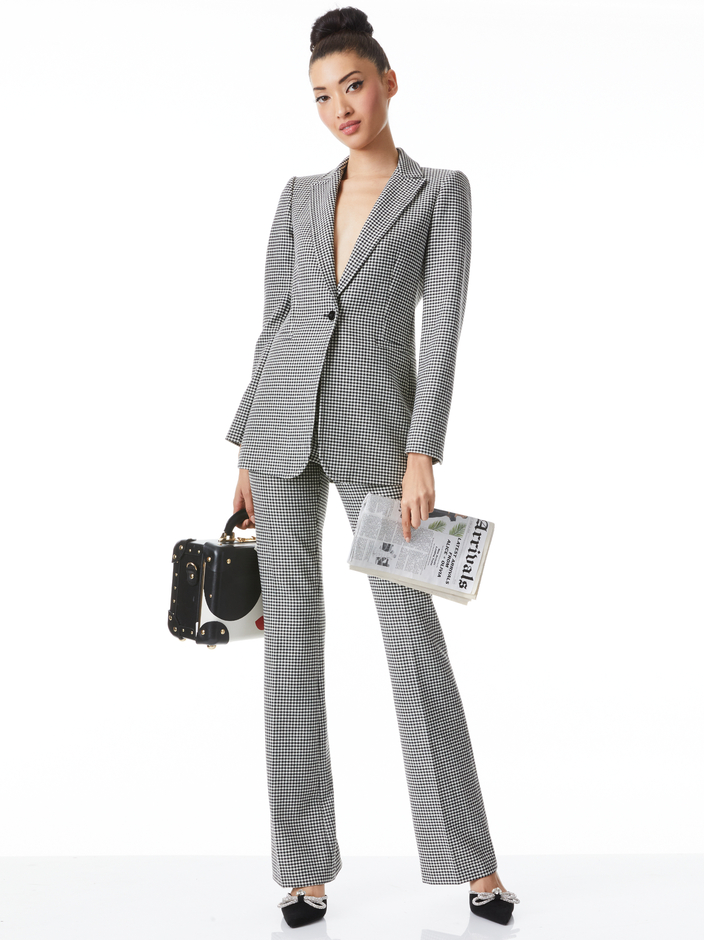 BREANN LONG FITTED BLAZER + OLIVIA BOOTCUT PANT - 