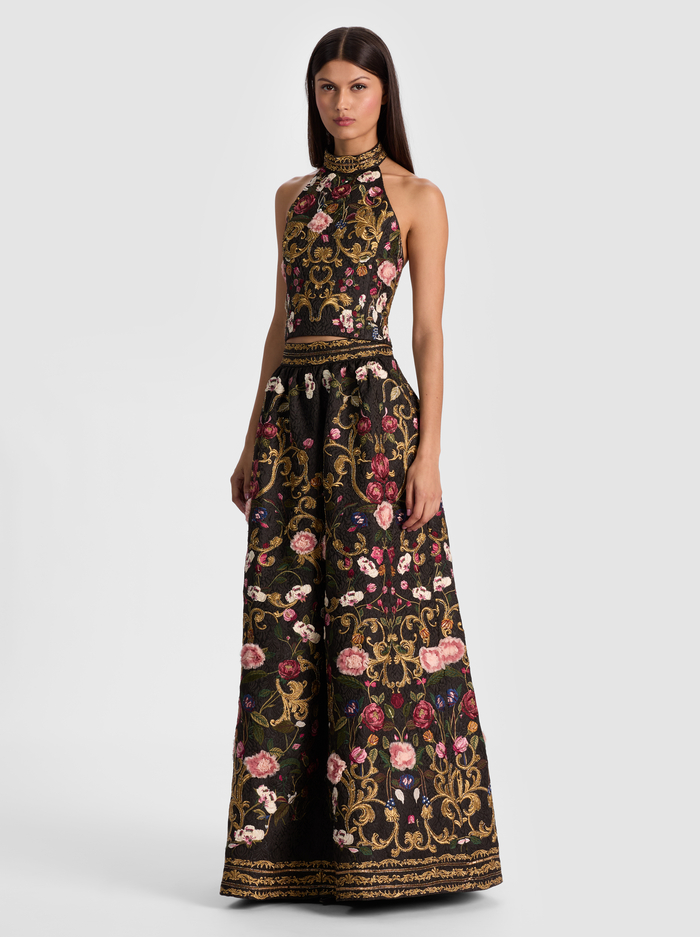 GATZ EMBELLISHED CROP TOP - EVERMINE image 1 - Alice And Olivia