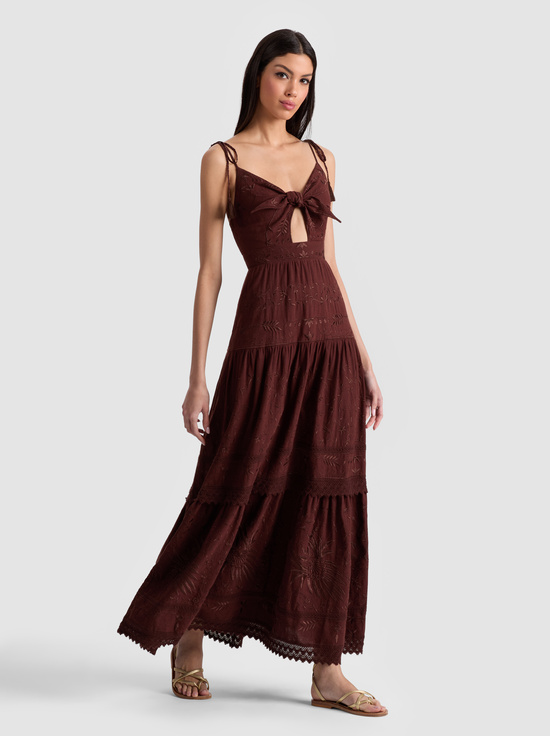 MOCHA-MINKA MAXI DRESS