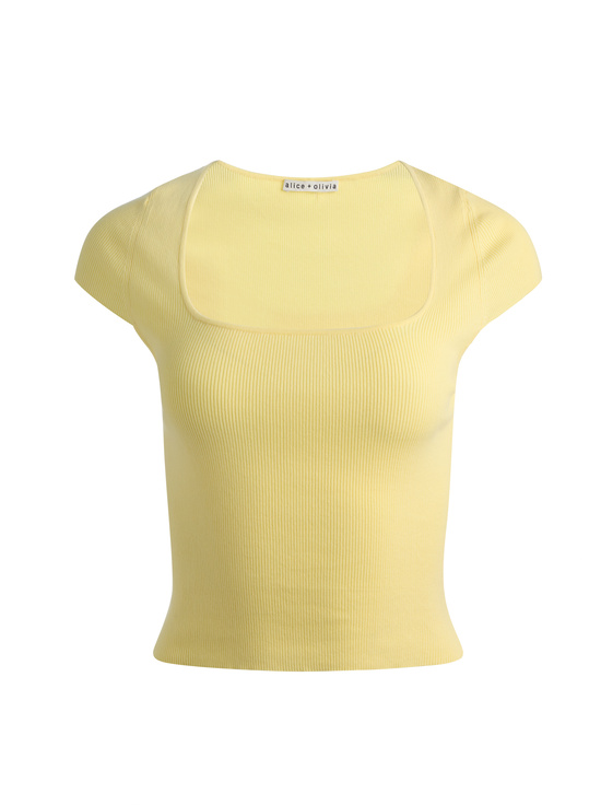 BUTTER-ANAIS RIBBED BABY TEE
