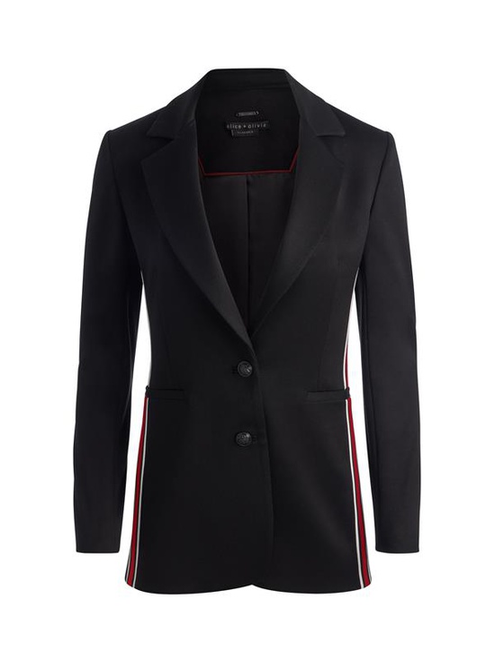 BLACK-BREANN SIDE STRIPE BLAZER