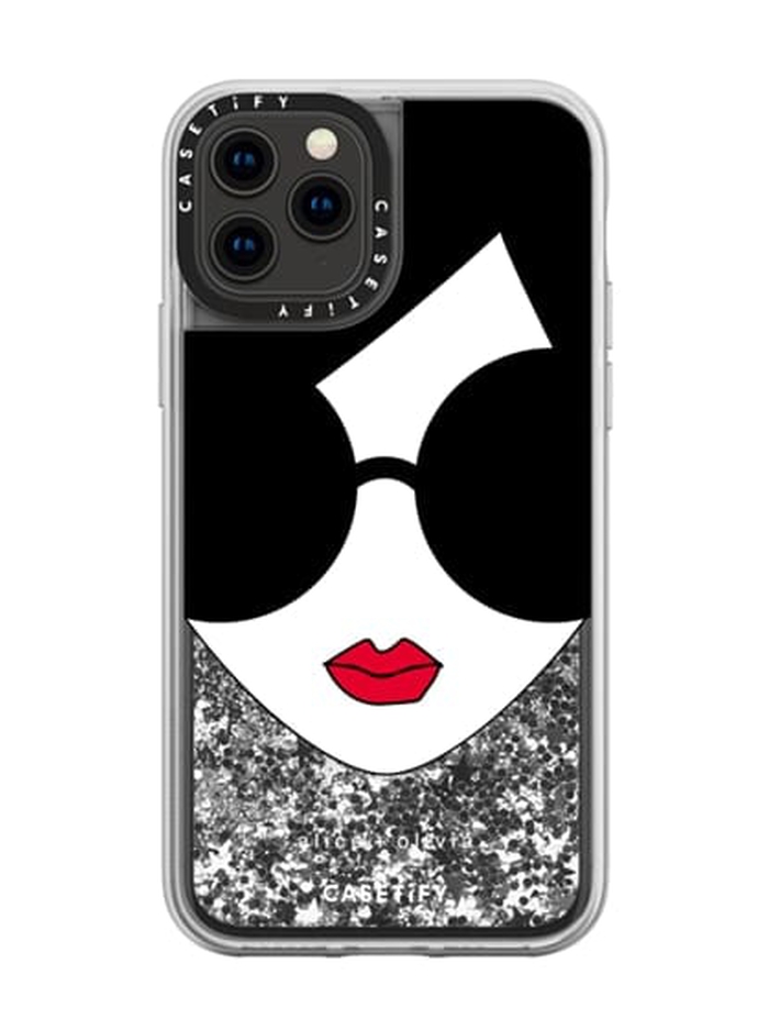 AO X CASETIFY STACEFACE GLITTER CASE FOR IPHONE 11PRO - SILVER image 2 - ALICE + OLIVIA