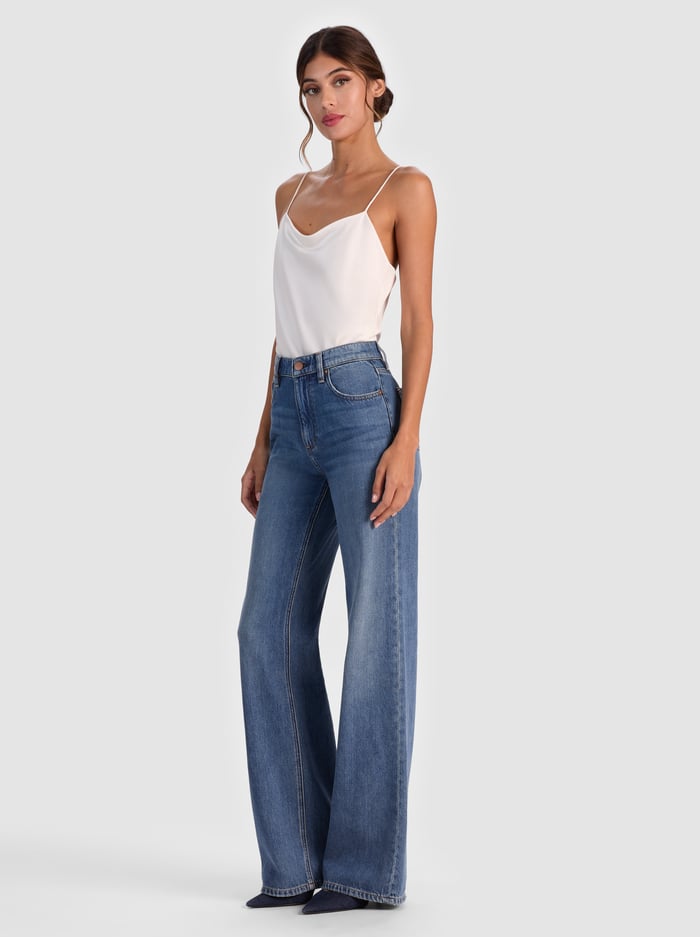 HARMON BODYSUIT - OFF WHITE image 4 - Alice And Olivia