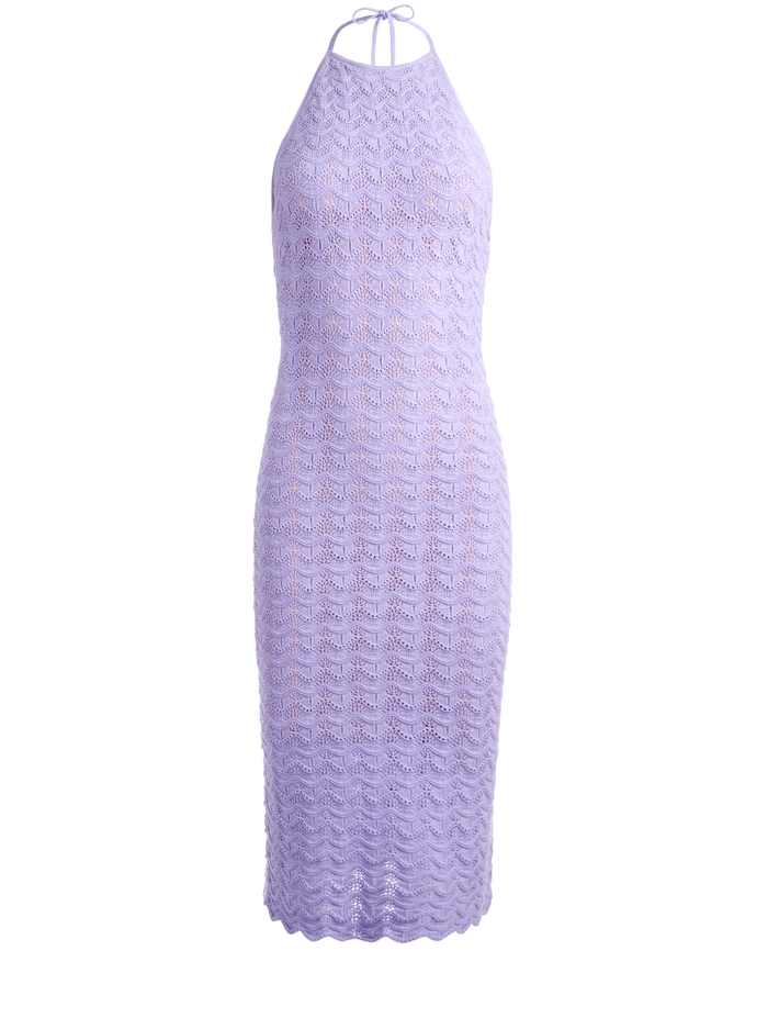 JONE CROCHET HALTER DRESS - SOLSTICE image 5 - Alice And Olivia