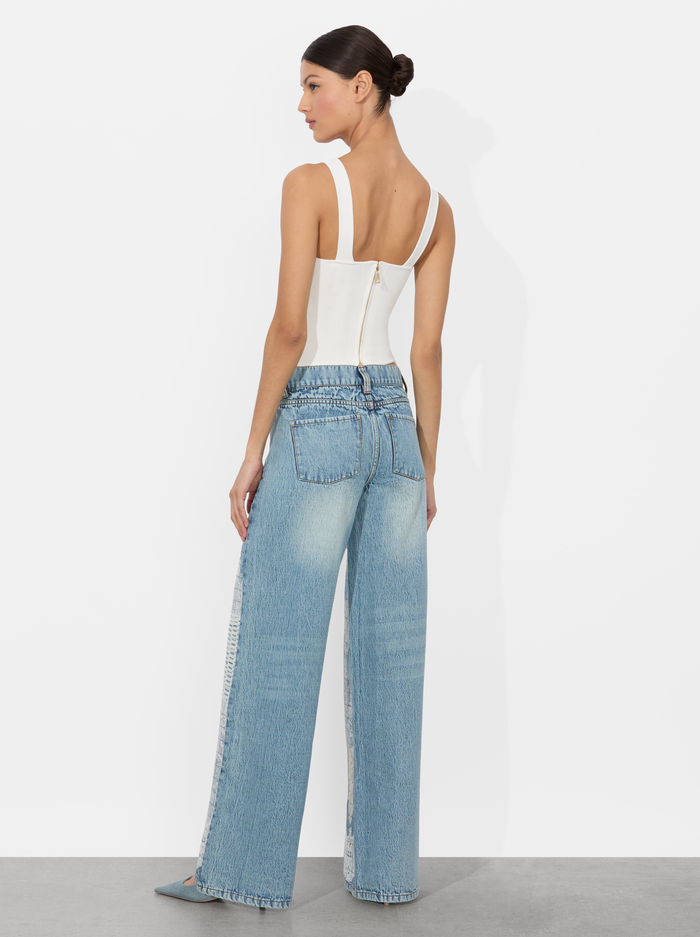 TRISH LACE JEAN - ROCKSTAR BLUE image 2 - Alice And Olivia