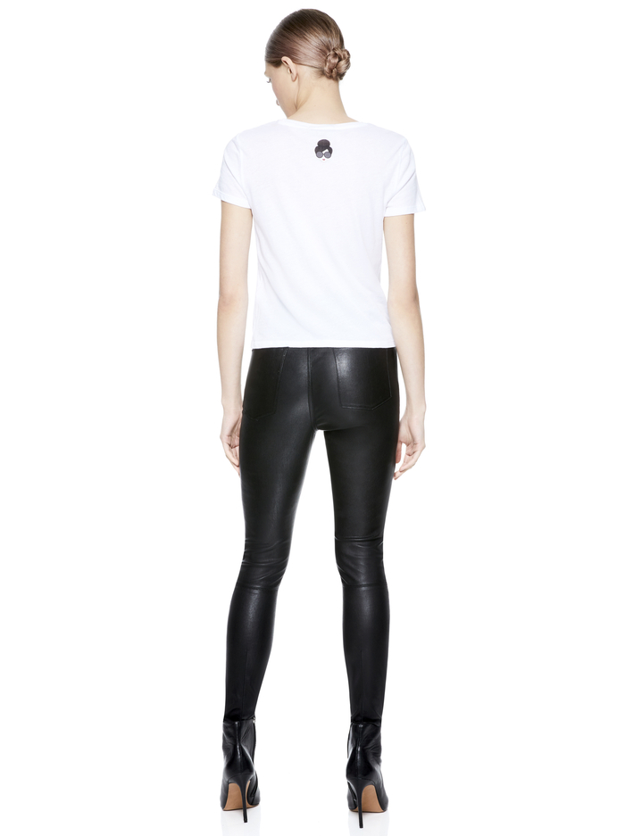 CICELY THANK YOU TEE - WHITE image 1 - Alice And Olivia