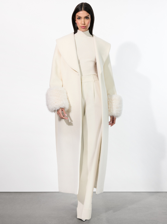 OFF WHITE-MARCELENE MAXI COAT
