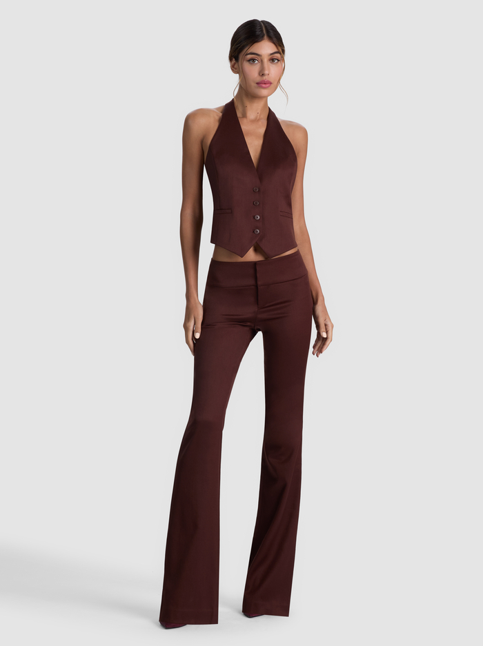 ERICA VEST - DARK CHOCOLATE image 1 - ALICE + OLIVIA