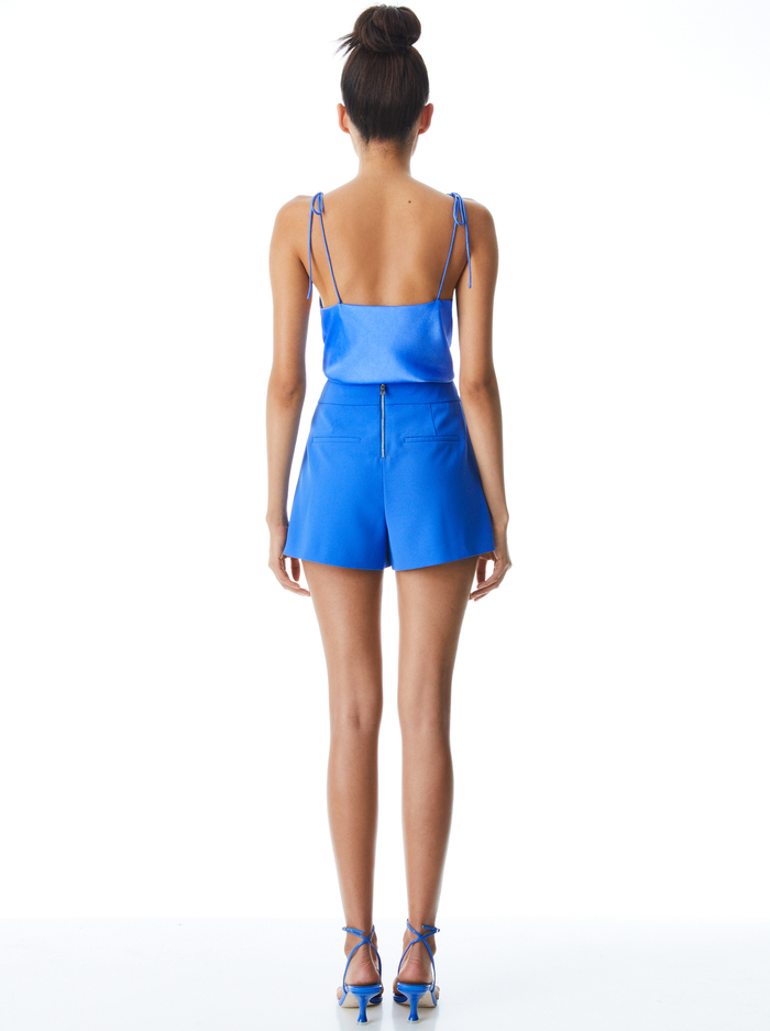 DONALD PINTUCK SHORTS - PALACE BLUE image 1 - Alice And Olivia