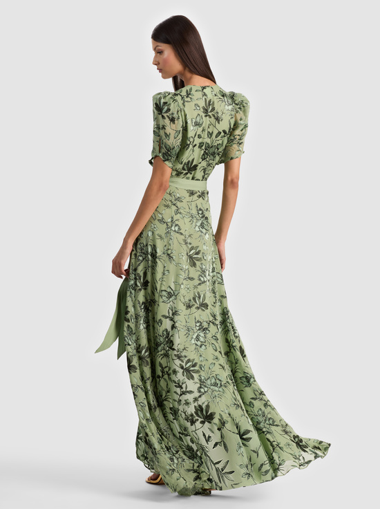 MYSTIC GARDEN SAGE-TIANA MAXI DRESS