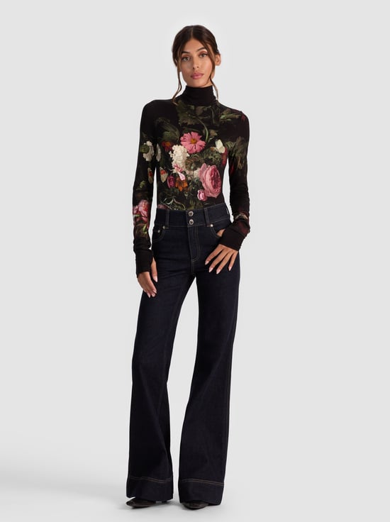 BE STILL-DELAINA TURTLENECK TOP