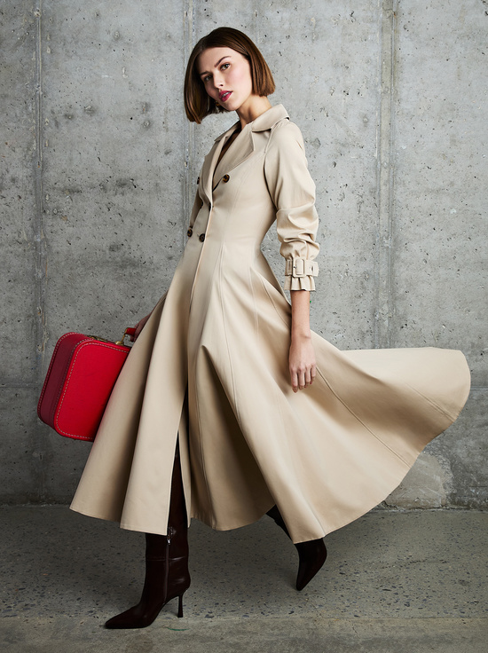 LATTE-ELLIE TRENCH COAT