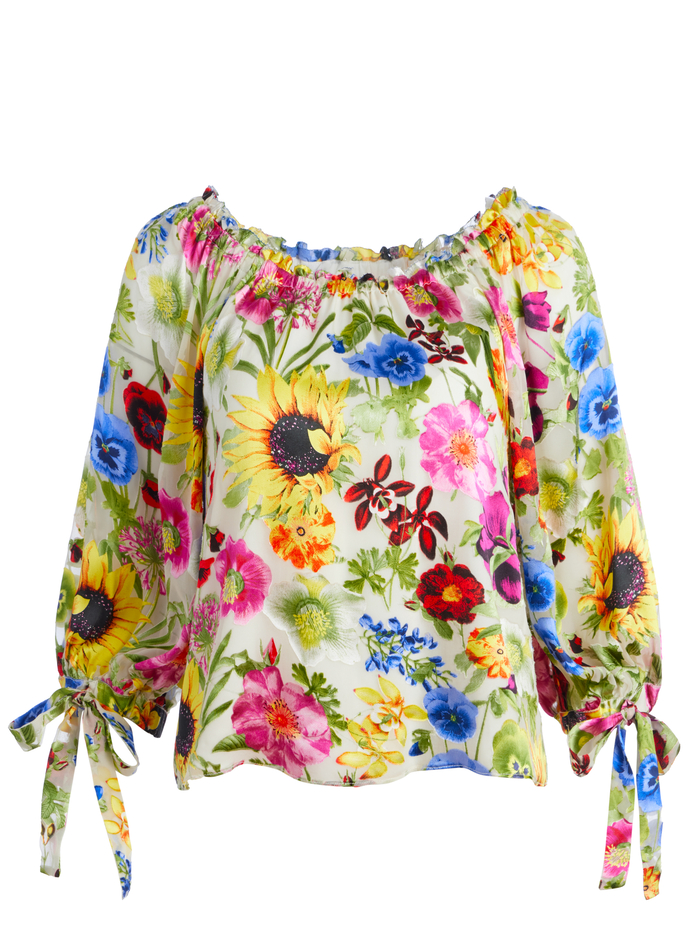 ALTA PEASANT TOP - SUNDAY STROLL image 5 - Alice And Olivia