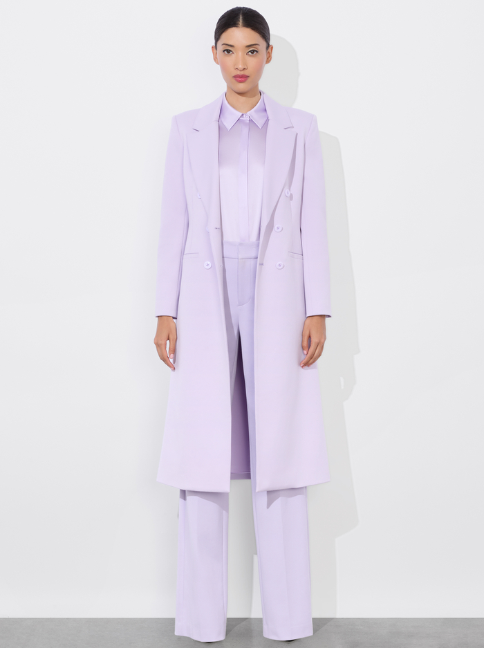 SHEPHERD LONG BLAZER - LILAC - Alice And Olivia