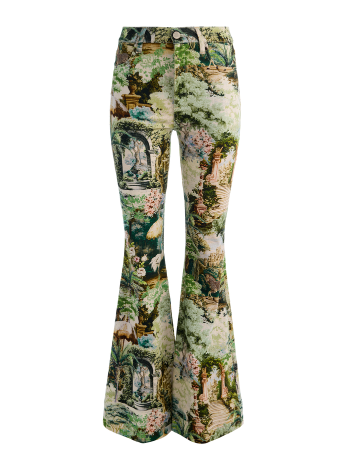 BEAUTIFUL PRINTED JEAN - TERRAIN LG image 5 - ALICE + OLIVIA