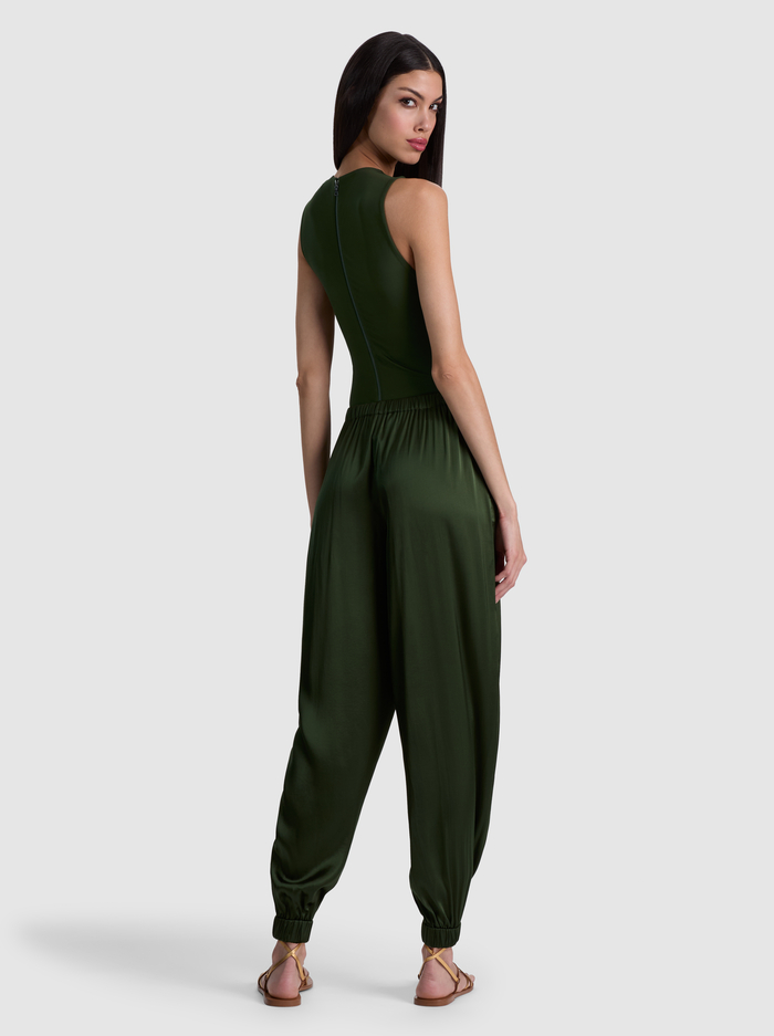 DECLAN PULL ON GENIE PANT - DARK FERN image 2 - ALICE + OLIVIA