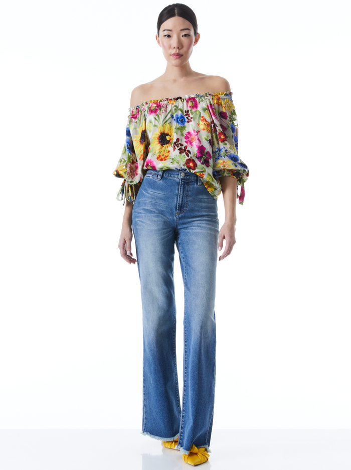 ALTA PEASANT TOP - SUNDAY STROLL image 2 - Alice And Olivia