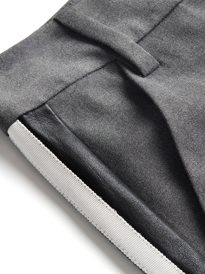 STU BAGGY PANT - STORM GREY/BLACK image 1 - Alice And Olivia