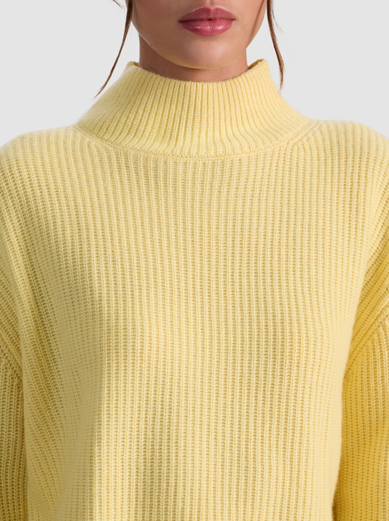 BUTTER-NANCE RIBBED TURTLENECK