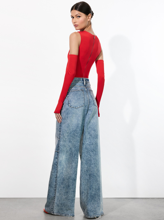 BRIGHT RUBY-OLEA SCULPTING BODYSUIT