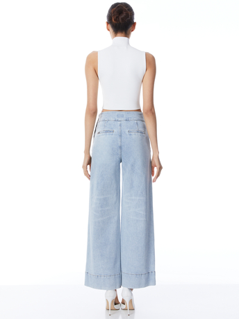 ROCKSTAR BLUE-DONALD HIGH WAISTED JEAN
