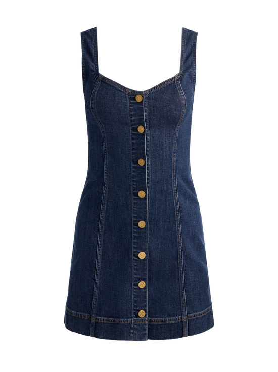 DANICA DARK INDIGO-BEA DENIM MINI DRESS