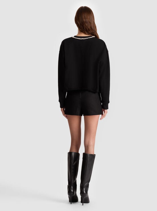 BLACK/MULTI-RANDY SWEATSHIRT