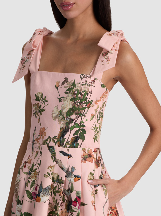 SUNSET GROVE ENGLISH ROSE-HANA MIDI DRESS