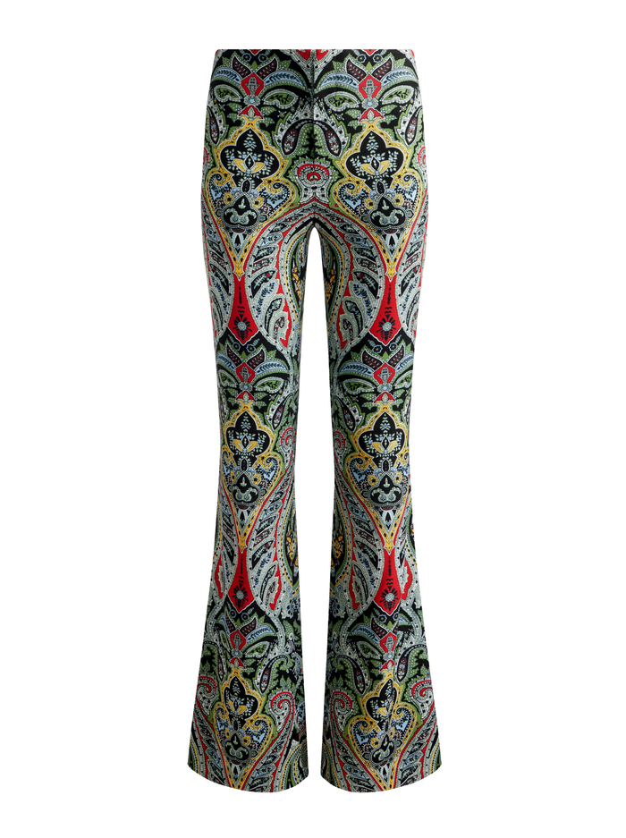 TEENY BOOTCUT PANT - PAISLEY POEM image 5 - Alice And Olivia