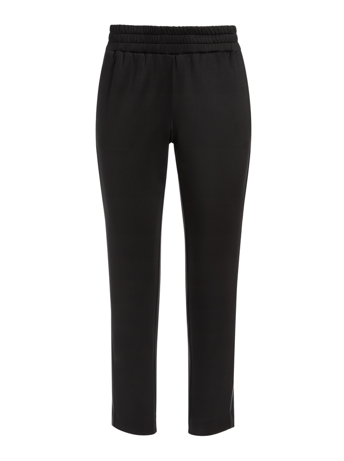 BENNY TAPERED PULL ON PANT - BLACK image 5 - Alice And Olivia