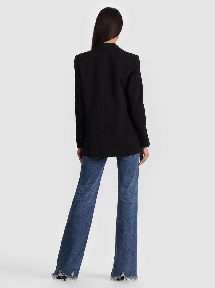 DENNY BOYFRIEND BLAZER - BLACK image 2 - ALICE + OLIVIA