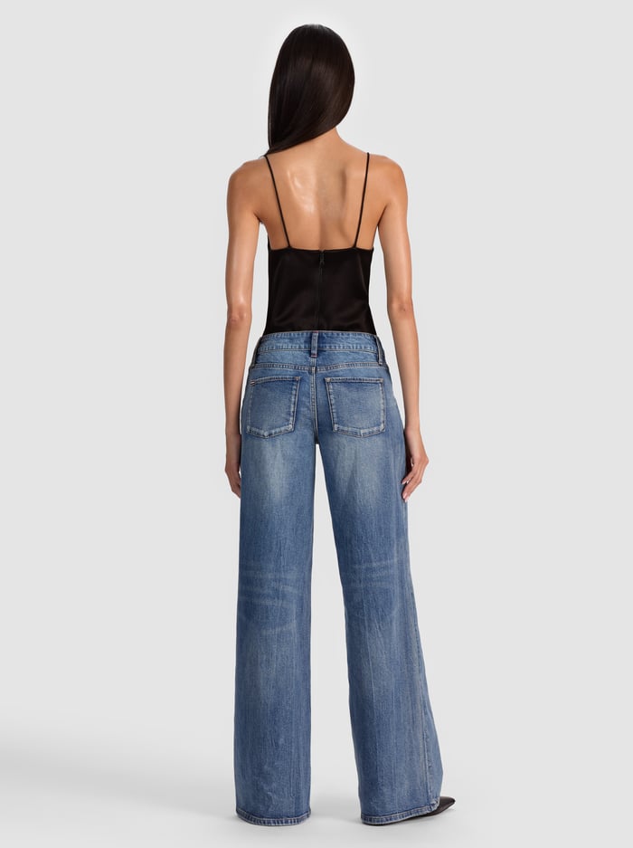 HARMON BODYSUIT - BLACK image 2 - Alice And Olivia