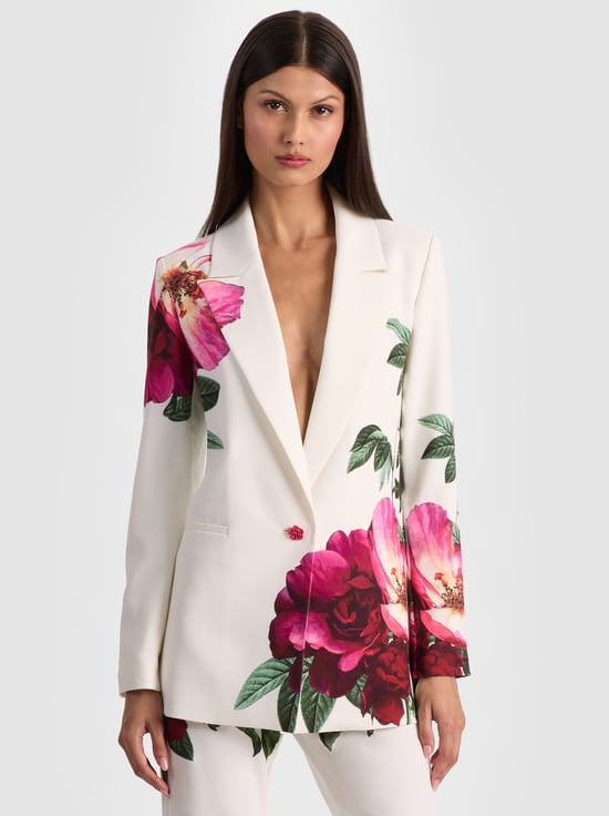 EMPRESS BLOOM OFF WHITE-DENNY BOYFRIEND BLAZER