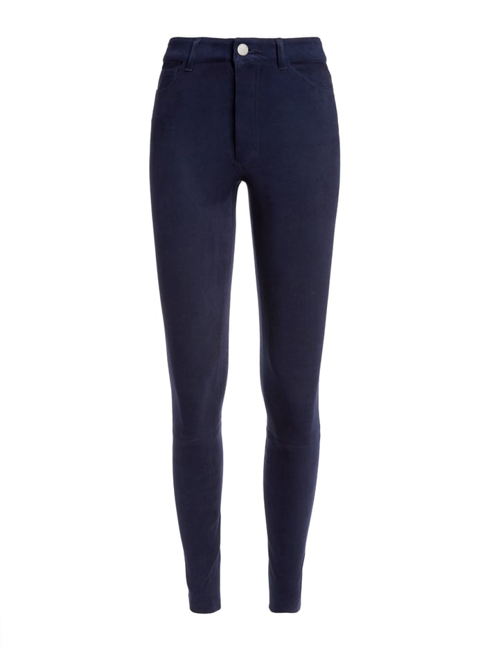 MIKAH SUEDE PANT - NAVY image 5 - Alice And Olivia