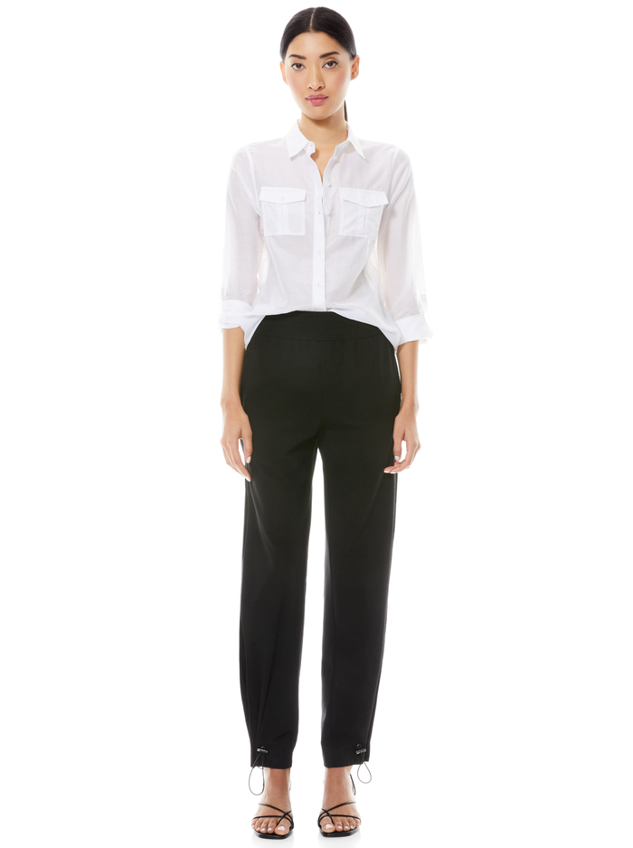 WILLA CARGO POCKET TOP - WHITE image 2 - Alice And Olivia