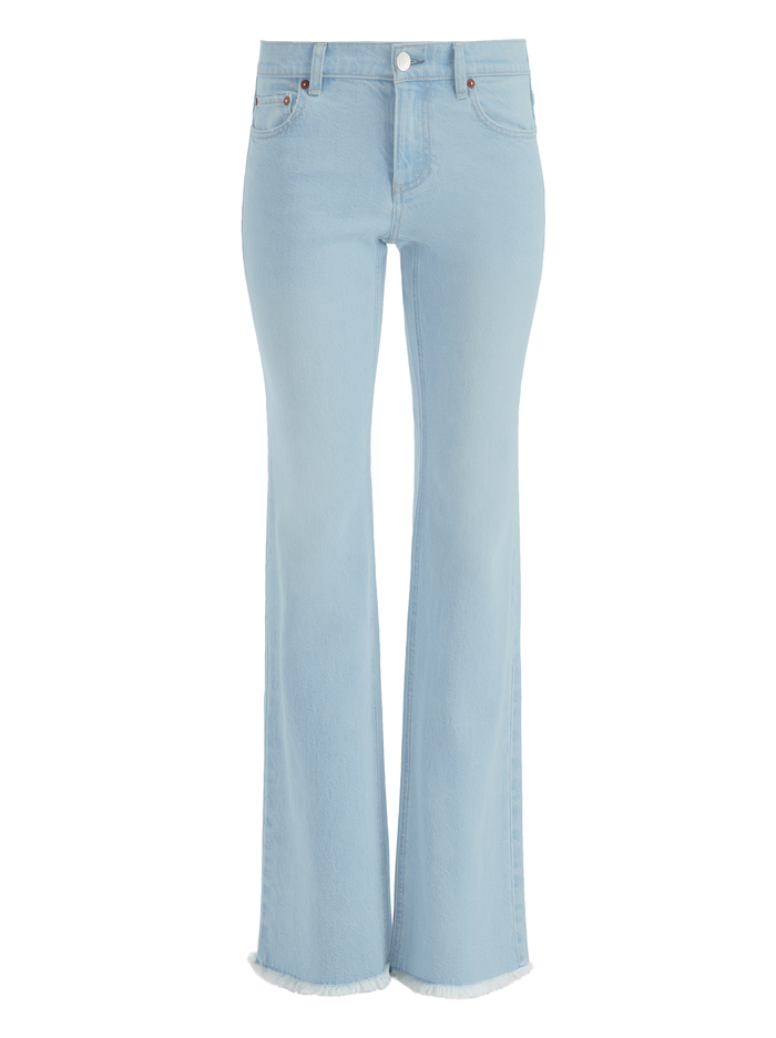 BODIE HIGH RISE JEAN - LEONA LIGHT BLUE image 6 - Alice And Olivia