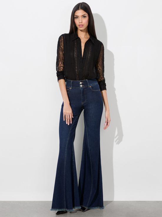 BLACK-WILLA LACE TOP