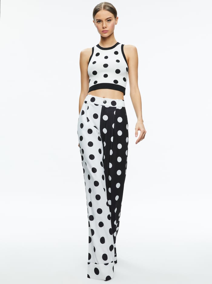 TOMASA PANT - FANTASY DOT COMBO LG image 4 - Alice And Olivia