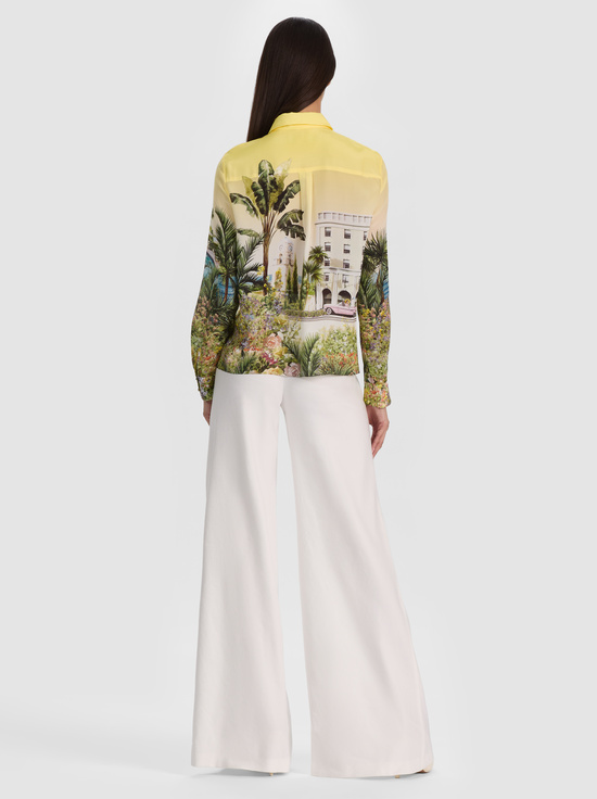 PURE PARADISE-WILLA SILK BLOUSE