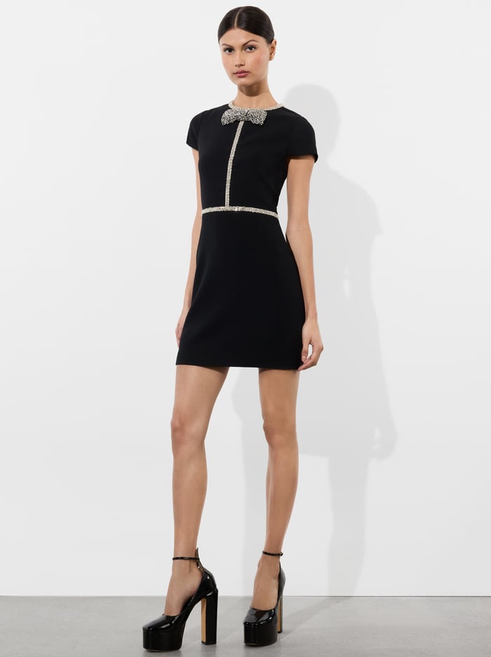 SOPHIE MINI DRESS - BLACK image 4 - Alice And Olivia