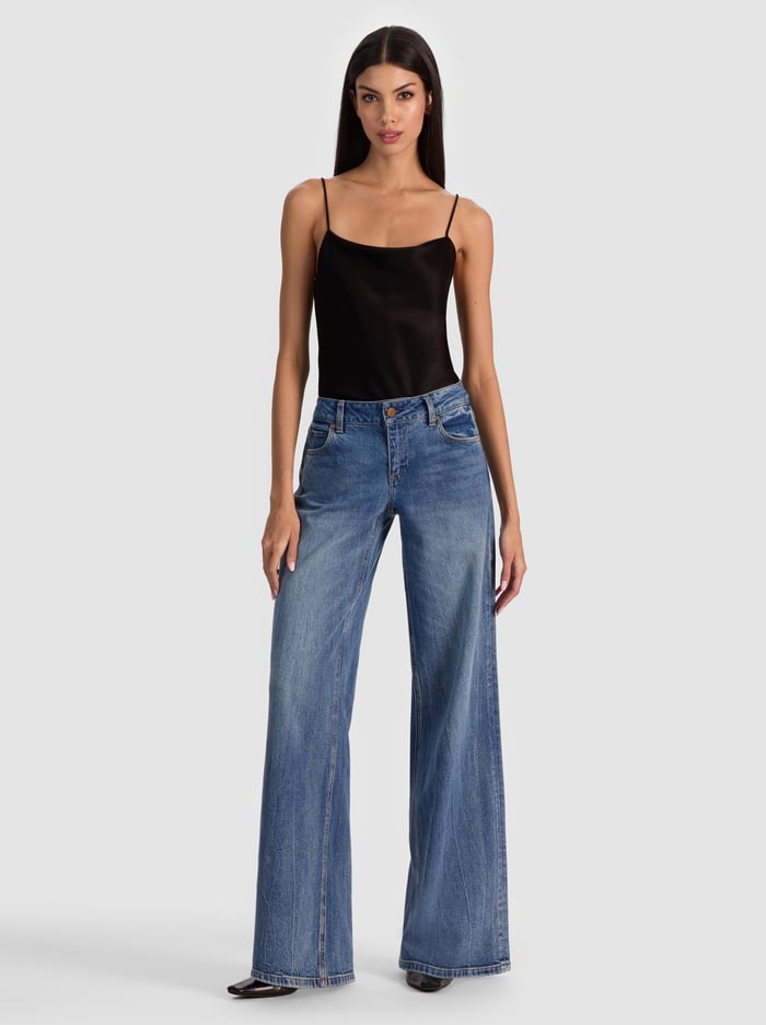 HARMON BODYSUIT - BLACK image 1 - Alice And Olivia