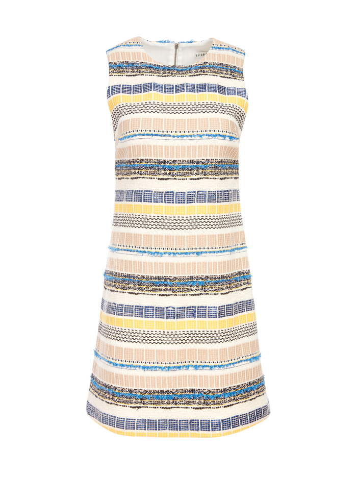 COLEY CREW NK ALINE DRESS - MULTI image 1 - ALICE + OLIVIA