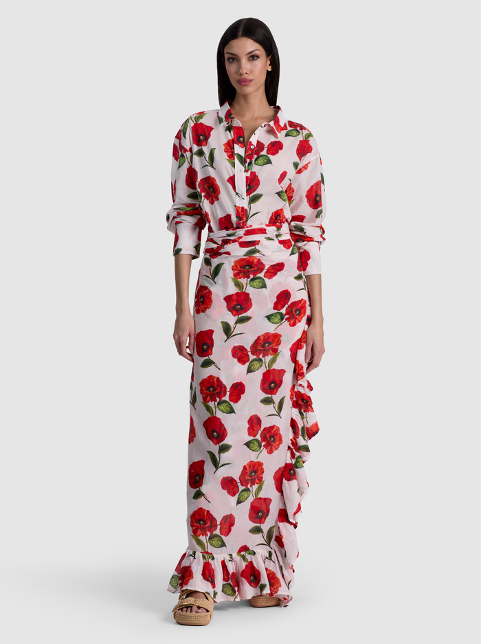A+O X CONIGLIO PALM BEACH PAREO - SUMMER POPPY image 6 - ALICE + OLIVIA
