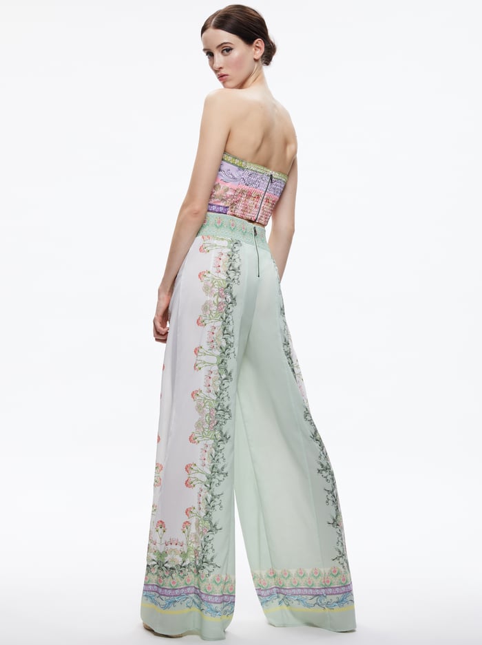 ALABAMA PALAZZO PANT - FLORAL FEST image 1 - Alice And Olivia