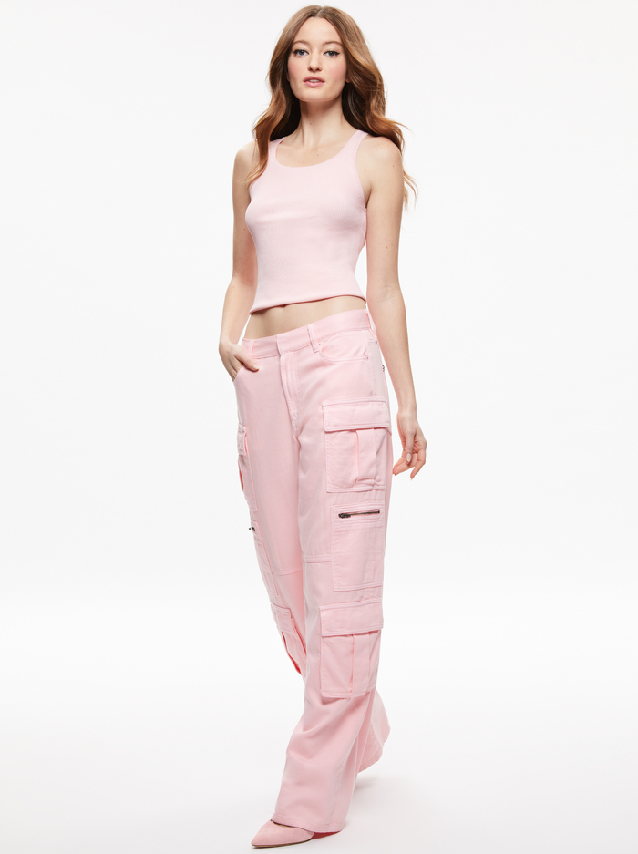 CAY CARGO JEAN - PETAL image 4 - Alice And Olivia