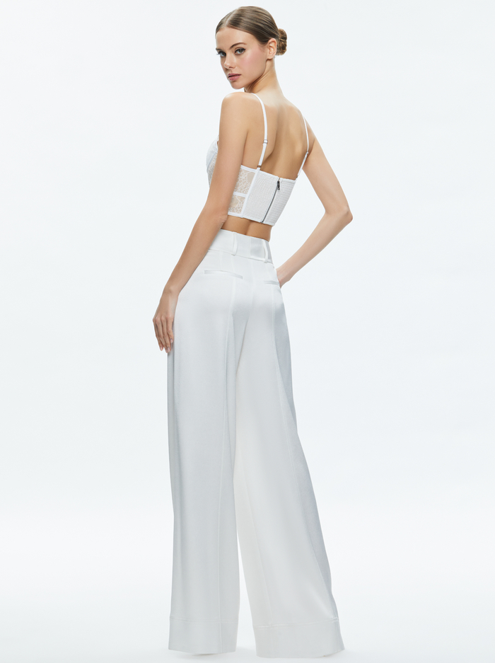 IZZY LACE BUSTIER TOP - OFF WHITE image 1 - Alice And Olivia